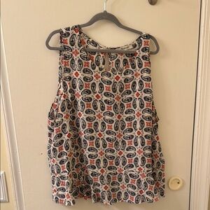 Madewell Paisley Print Sleeveless Top